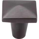 Top Knobs - Aspen Square Knob 1 1/4 Inch Medium Bronze - Medium Bronze