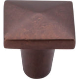Top Knobs - Aspen Square Knob 1 1/4 Inch Mahogany Bronze - Mahogany Bronze