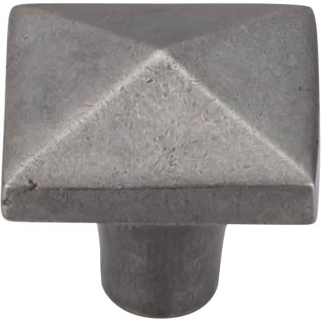Top Knobs - Aspen Square Knob 1 1/2 Inch Silicon Bronze Light - Silicon Bronze Light