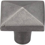 Top Knobs - Aspen Square Knob 1 1/2 Inch Silicon Bronze Light - Silicon Bronze Light