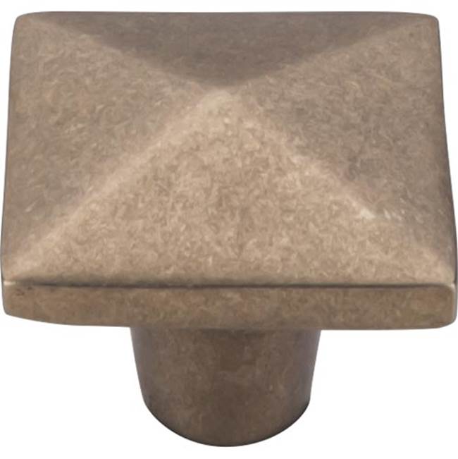 Top Knobs - Aspen Square Knob 1 1/2 Inch Light Bronze - Light Bronze