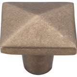 Top Knobs - Aspen Square Knob 1 1/2 Inch Light Bronze - Light Bronze
