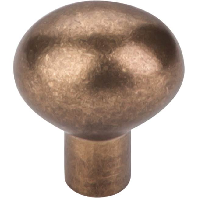 Top Knobs - Aspen Small Egg Knob 1 3/16 Inch Light Bronze - Light Bronze