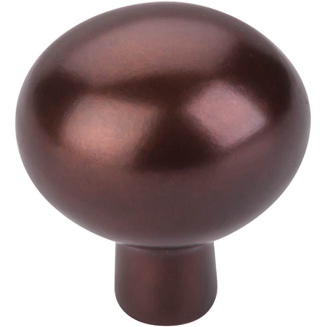 Top Knobs - Aspen Large Egg Knob 1 7/16 Inch Mahogany Bronze - Mahogany Bronze