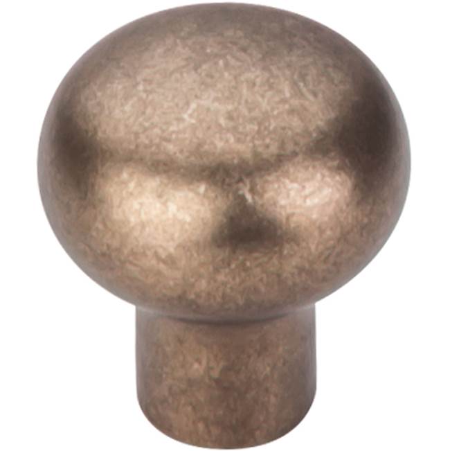 Top Knobs - Aspen Round Knob 7/8 Inch Light Bronze - Light Bronze