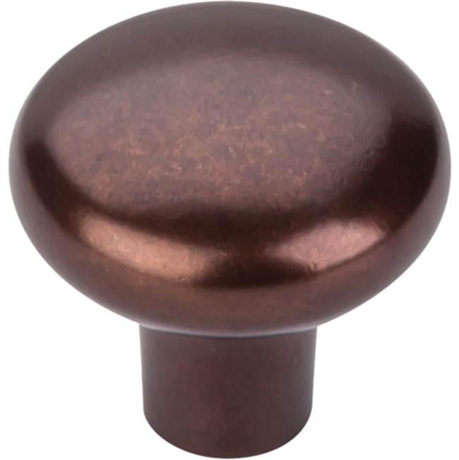 Top Knobs - Aspen Round Knob 1 5/8 Inch Mahogany Bronze - Mahogany Bronze