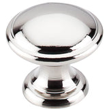 Top Knobs - Rounded Knob 1 1/4 Inch Polished Nickel - Polished Nickel
