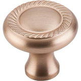 Top Knobs - Swirl Cut Knob 1 1/4 Inch Brushed Bronze - Brushed Bronze