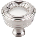 Top Knobs - Beaded Knob 1 5/16 Inch Brushed Satin Nickel - Brushed Satin Nickel