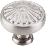 Top Knobs - Flower Knob 1 1/4 Inch Brushed Satin Nickel - Brushed Satin Nickel