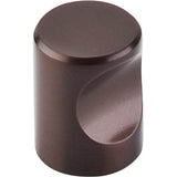 Top Knobs - Nouveau Indent Knob 3/4 Inch Oil Rubbed Bronze - Oil Rubbed Bronze