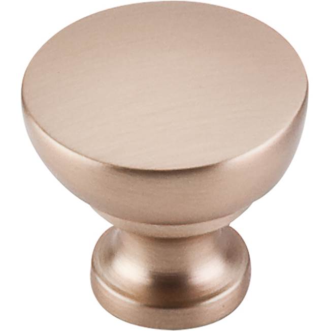 Top Knobs - Bergen Knob 1 1/4 Inch Brushed Bronze - Brushed Bronze