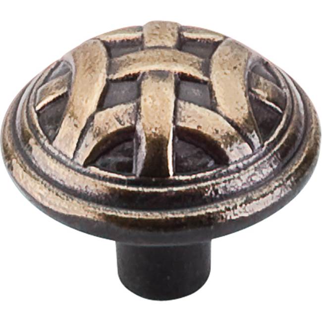 Top Knobs - Celtic Large Knob 1 1/4 Inch Dark Antique Brass - Dark Antique Brass