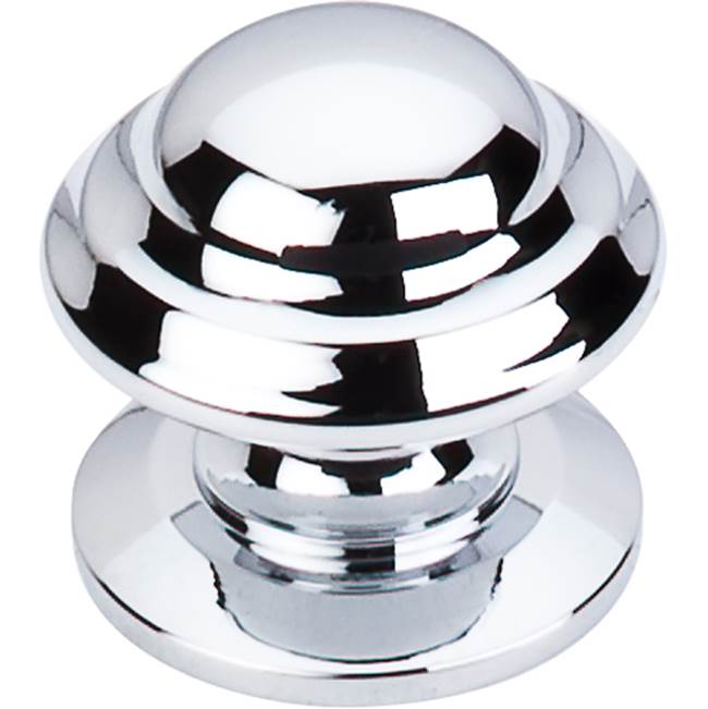 Top Knobs - Empress Knob 1 3/8 Inch Polished Chrome - Polished Chrome