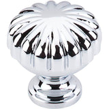Top Knobs - Melon Knob 1 1/4 Inch Polished Chrome - Polished Chrome