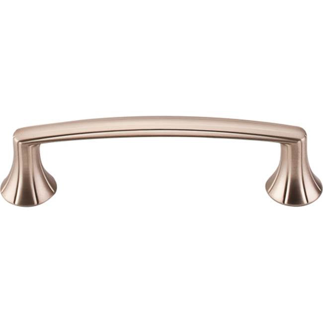 Top Knobs - Rue Pull 3 3/4 Inch (c-c) Brushed Bronze - Brushed Bronze