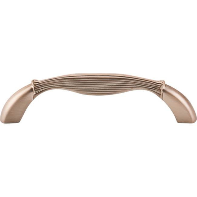 Top Knobs - Straight Pull 3 3/4 Inch (c-c) Brushed Bronze - Brushed Bronze
