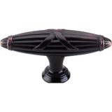 Top Knobs - Ribbon and Reed T-Pull 2 3/4 Inch Tuscan Bronze - Tuscan Bronze