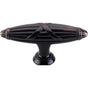 Top Knobs - Ribbon and Reed T-Pull 2 3/4 Inch Tuscan Bronze - Tuscan Bronze