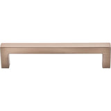 Top Knobs - Square Bar Pull 5 1/16 Inch (c-c) Brushed Bronze - Brushed Bronze