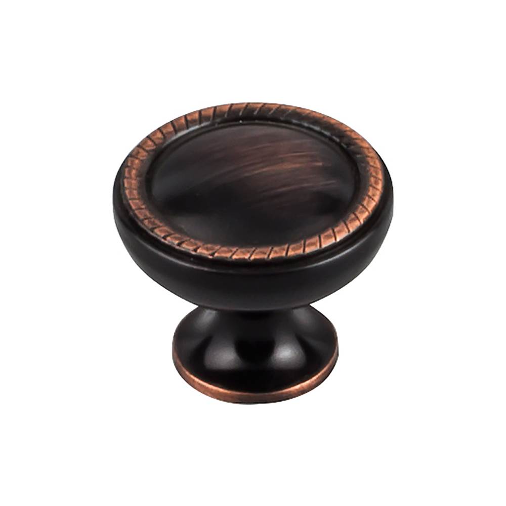 Top Knobs - Emboss Knob 1 1/4 Inch Tuscan Bronze - Tuscan Bronze