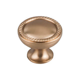 Top Knobs - Emboss Knob 1 1/4 Inch Brushed Bronze - Brushed Bronze