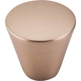 Top Knobs - Cone Knob 1 1/16 Inch Brushed Bronze - Brushed Bronze