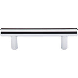 Top Knobs - Hopewell Bar Pull 3 Inch (c-c) Polished Chrome - Polished Chrome