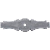 Top Knobs - Celtic Backplate 3 5/8 Inch Pewter Light - Pewter Light