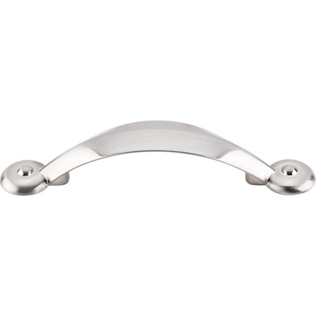 Top Knobs - Angle Pull 3 Inch (c-c) Brushed Satin Nickel - Brushed Satin Nickel