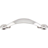 Top Knobs - Angle Pull 3 Inch (c-c) Brushed Satin Nickel - Brushed Satin Nickel
