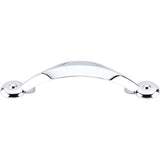 Top Knobs - Angle Pull 3 Inch (c-c) Polished Chrome - Polished Chrome