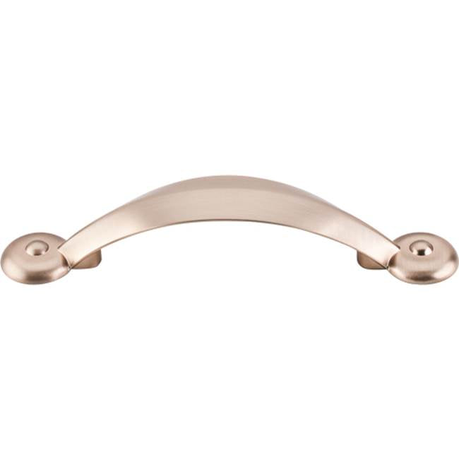Top Knobs - Angle Pull 3 Inch (c-c) Brushed Bronze - Brushed Bronze