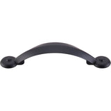 Top Knobs - Angle Pull 3 Inch (c-c) Flat Black - Flat Black