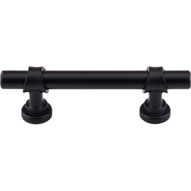 Top Knobs - Bit Pull 3 Inch (c-c) Flat Black - Flat Black