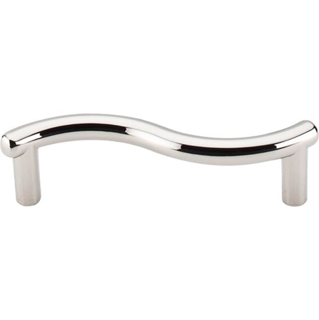Top Knobs - Spiral Pull 3 Inch (c-c) Polished Nickel - Polished Nickel