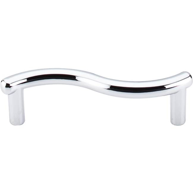 Top Knobs - Spiral Pull 3 Inch (c-c) Polished Chrome - Polished Chrome
