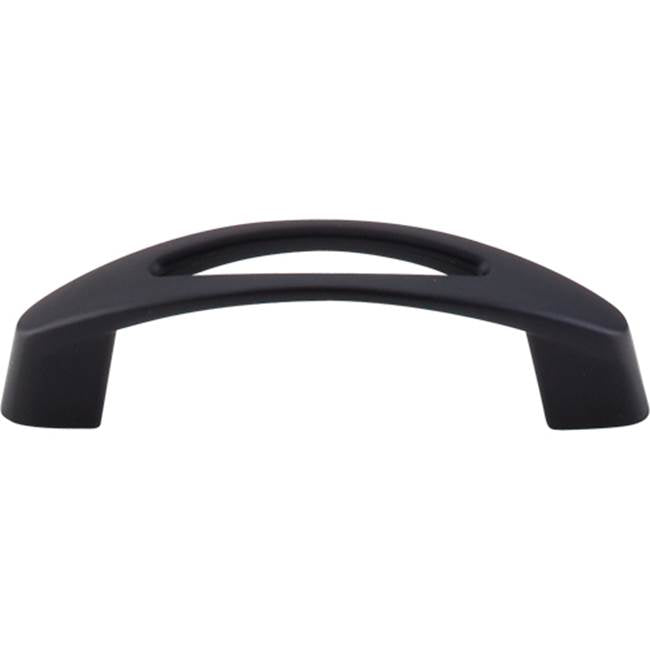 Top Knobs - Verona Pull 3 Inch (c-c) Flat Black - Flat Black