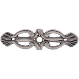 Top Knobs - Newton Backplate 3 3/16 Inch Pewter Antique - Pewter Antique