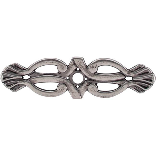 Top Knobs - Newton Backplate 3 3/16 Inch Pewter Antique - Pewter Antique