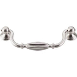 Top Knobs - Tuscany Drop Pull 5 1/16 Inch (c-c) Brushed Satin Nickel - Brushed Satin Nickel