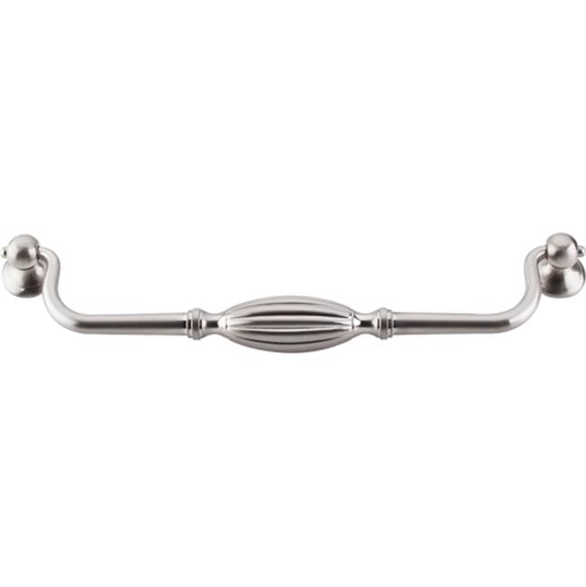 Top Knobs - Tuscany Drop Pull 8 13/16 Inch (c-c) Brushed Satin Nickel - Brushed Satin Nickel