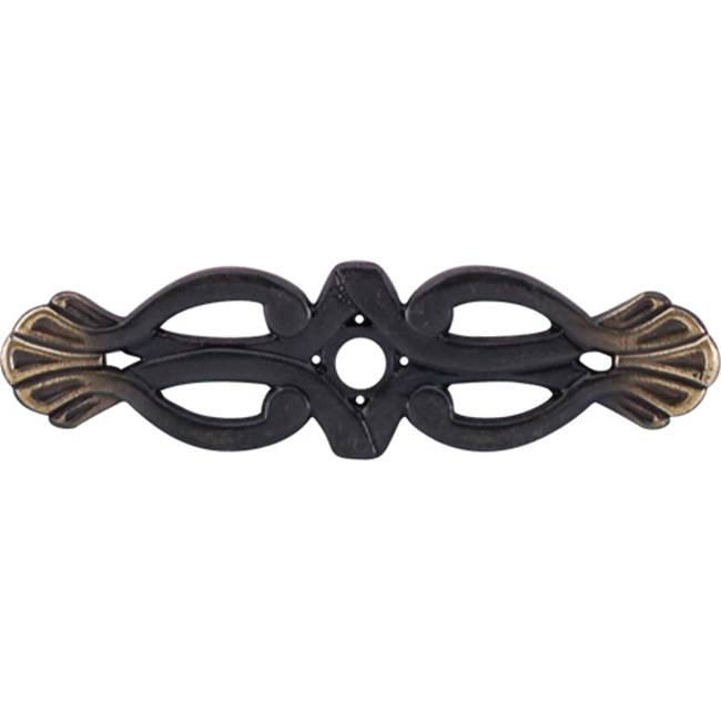 Top Knobs - Newton Backplate 3 3/16 Inch Dark Antique Brass - Dark Antique Brass