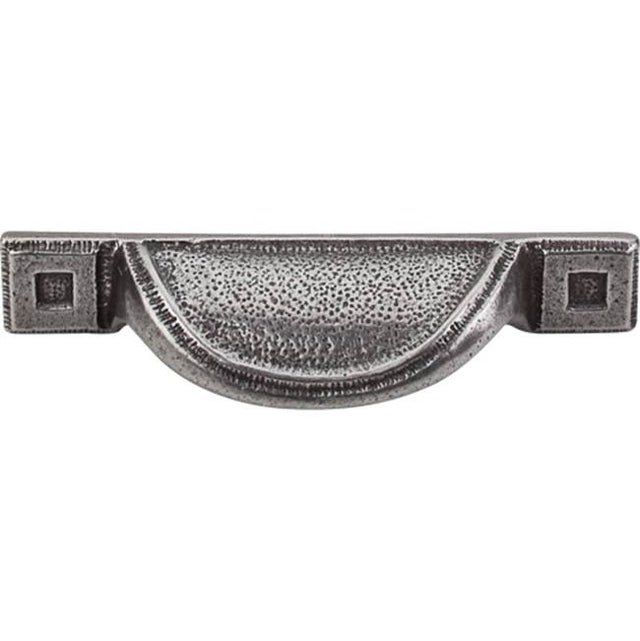 Top Knobs - Inset Cup Pull 2 1/2 Inch (c-c) Cast Iron - Cast Iron