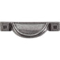 Top Knobs - Inset Cup Pull 2 1/2 Inch (c-c) Cast Iron - Cast Iron
