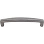 Top Knobs - Channel Pull 6 5/16 Inch (c-c) Cast Iron - Cast Iron