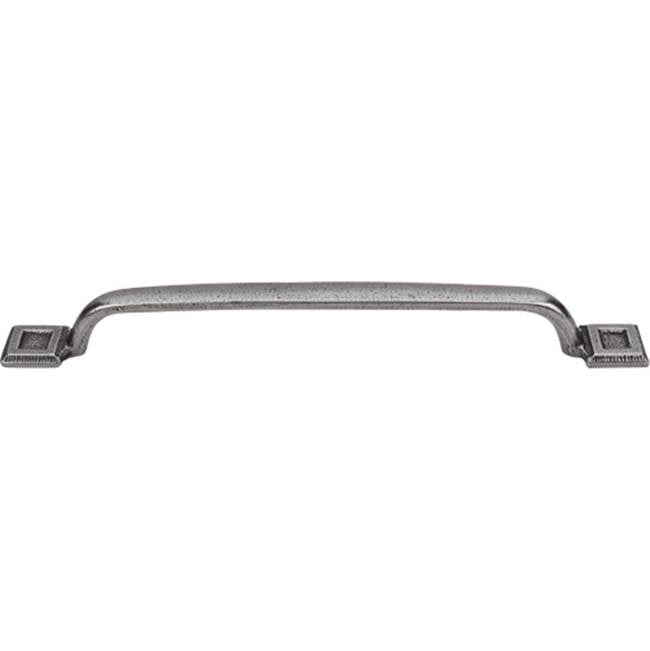 Top Knobs - Square Inset Pull 8 Inch (c-c) Cast Iron - Cast Iron