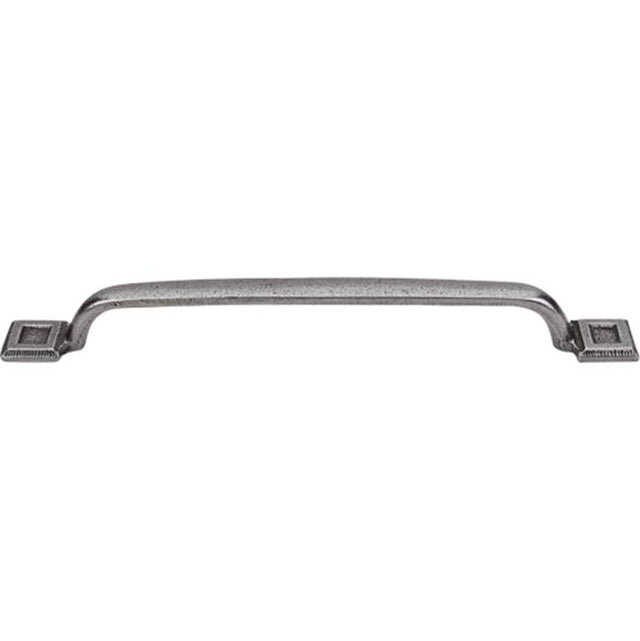 Top Knobs - Square Inset Pull 8 Inch (c-c) Cast Iron - Cast Iron