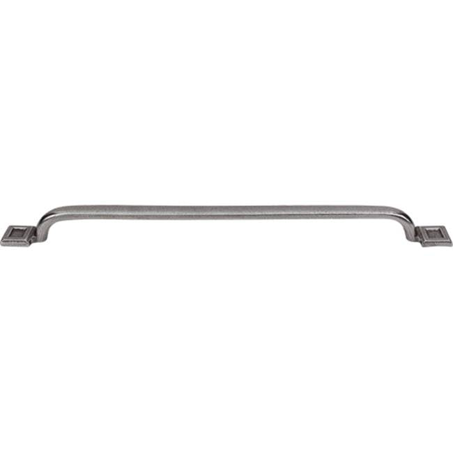 Top Knobs - Square Inset Pull 12 Inch (c-c) Cast Iron - Cast Iron