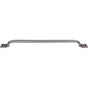Top Knobs - Square Inset Pull 12 Inch (c-c) Cast Iron - Cast Iron